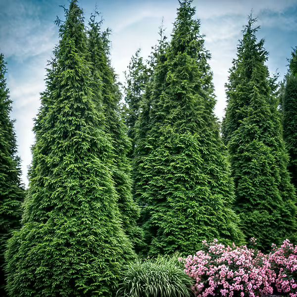 Thuja Green Giant arborvitae trees